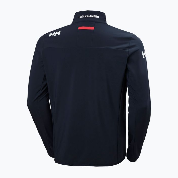 Куртка для вітрильного спорту чоловіча Helly Hansen Crew Softshell 2.0 блакитна 30223_597 6
