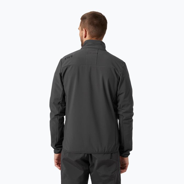 Куртка для вітрильного спорту чоловіча Helly Hansen Crew Softshell 2.0 чорна 30223_980 2