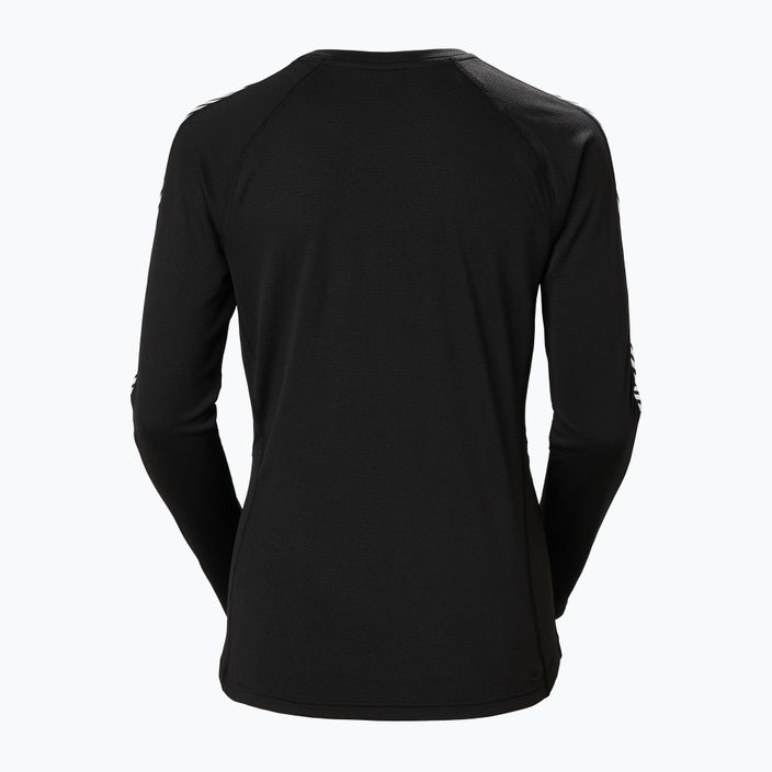 Кофта термічна жіноча Helly Hansen Lifa Active Stripe Crew black 2