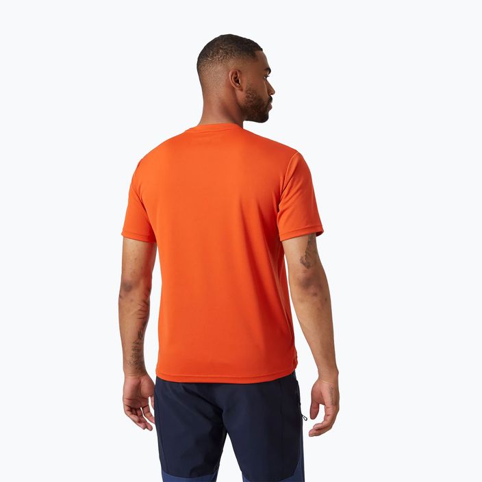 Чоловіча футболка Helly Hansen HH Tech Graphic Patrol оранжевого кольору 2
