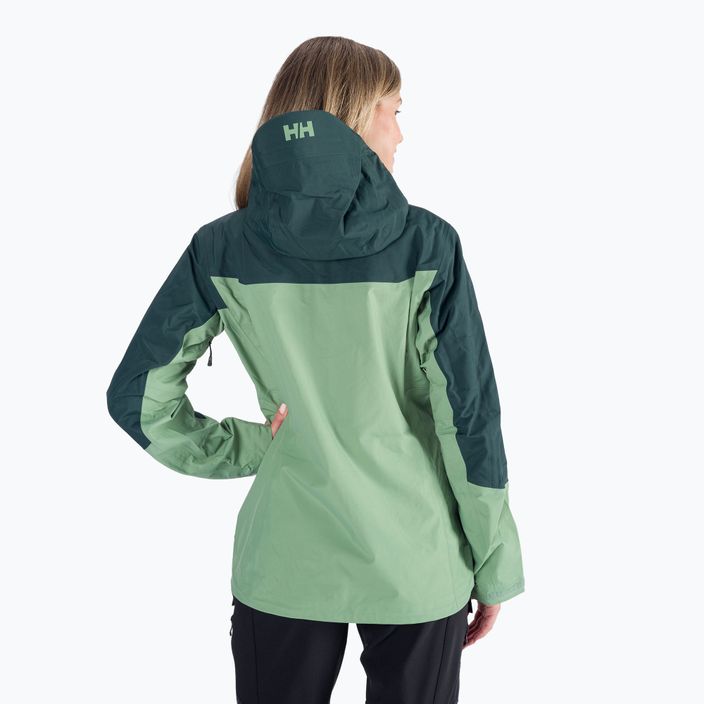 Куртка хардшел жіноча Helly Hansen Verglas 3L Shell 2.0 зелена 62757_406 3