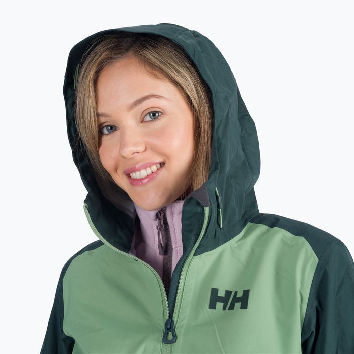 Куртка хардшел жіноча Helly Hansen Verglas 3L Shell 2.0 зелена 62757_406 6