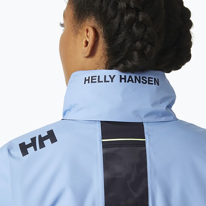 Куртка для вітрильного спорту жіноча Helly Hansen Crew Hooded Midlayer блакитна 33891_627 5