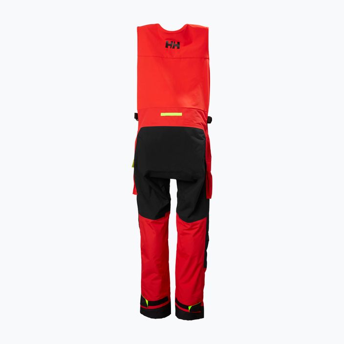 Чоловічі вітрильні штани Helly Hansen Aegir Race Salopette 2.0 alert red 8