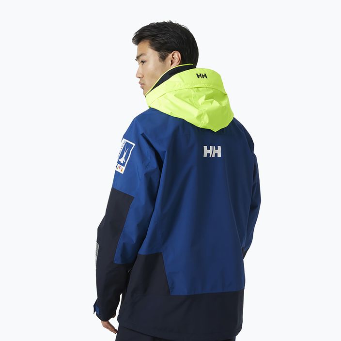 Куртка для вітрильного спорту чоловіча Helly Hansen Newport Coastal блакитна 34290_606 2
