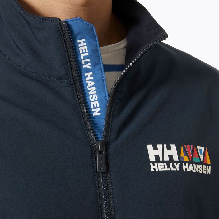 Куртка вітрильна чоловіча Helly Hansen Newport софтшел azurite 3