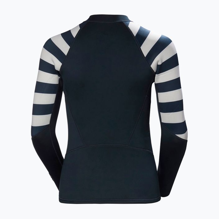Жіноча неопренова куртка Helly Hansen Waterwear 2.0 2 мм в темно-синю смужку 5