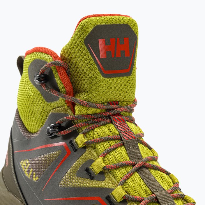 Чоловічі трекінгові черевики Helly Hansen Cascade Mid HT неоновий мох/утилітарний зелений 10