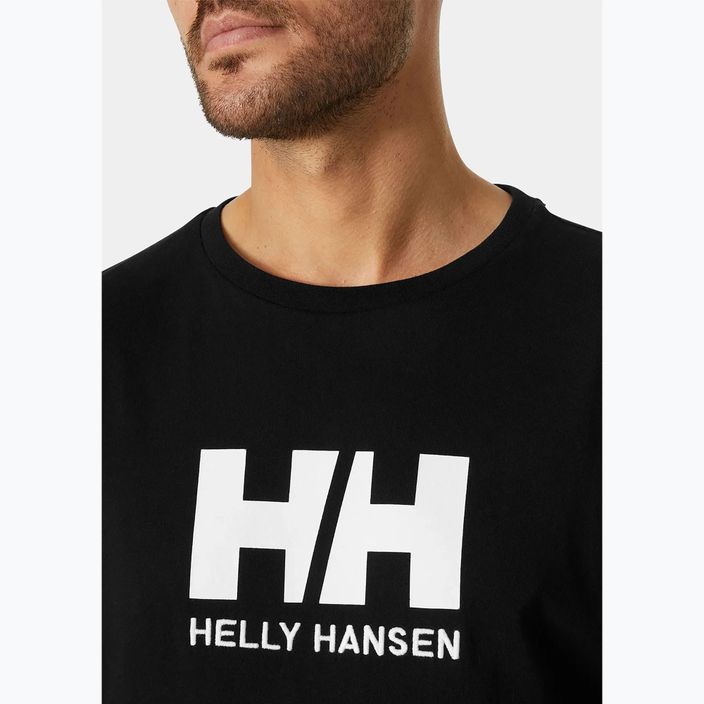 Чоловіча футболка Helly Hansen HH Logo чорна 3