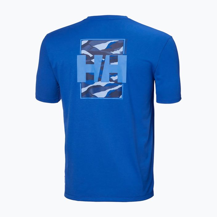 Чоловіча футболка Helly Hansen Skog з переробленою графікою кобальт 2.0 6