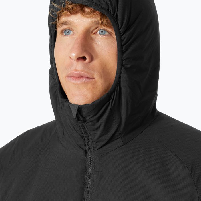Чоловічий пуховик Helly Hansen Verglas Hooded Insulator з капюшоном чорний 3
