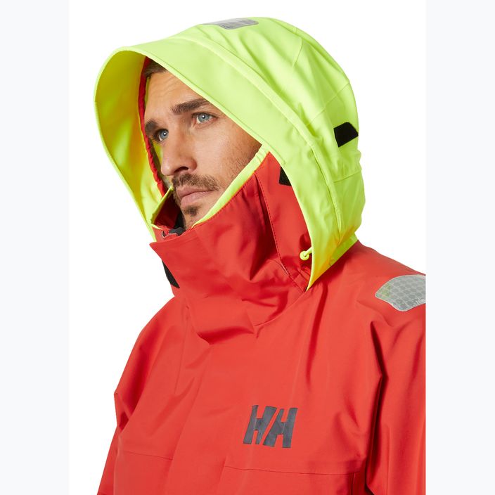 Чоловіча вітрильна куртка Helly Hansen Skagen Pro alert red 4