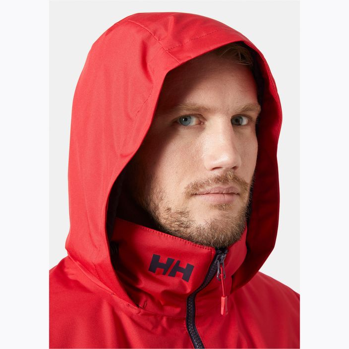 Куртка вітрильна чоловіча Helly Hansen Crew Hooded Midlayer 2 red 3