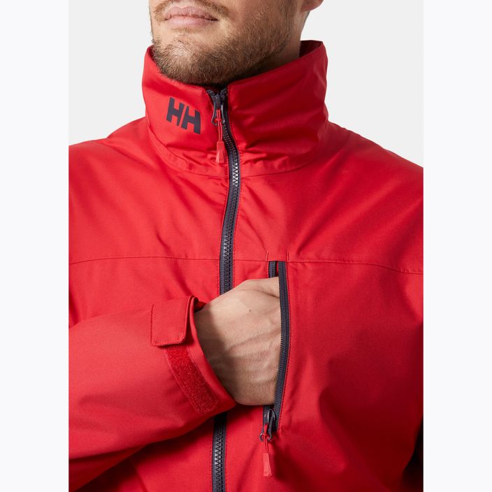 Куртка вітрильна чоловіча Helly Hansen Crew Midlayer 2 red 3