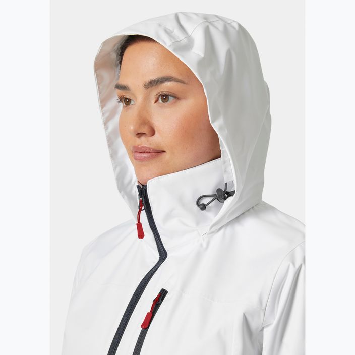 Жіноча вітрильна куртка Helly Hansen Crew Hooded 2.0 біла 3