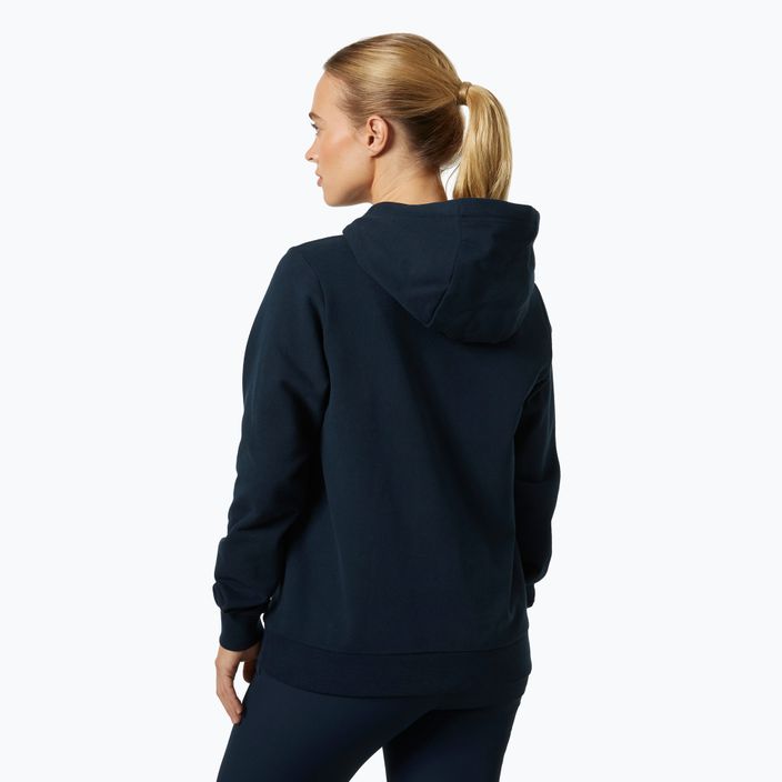 Жіноче худі Helly Hansen HH Logo Hoodie 2.0 темно-синій 2