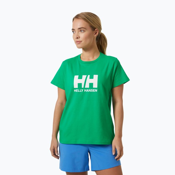 Футболка  жіноча Helly Hansen Logo 2.0 bright green