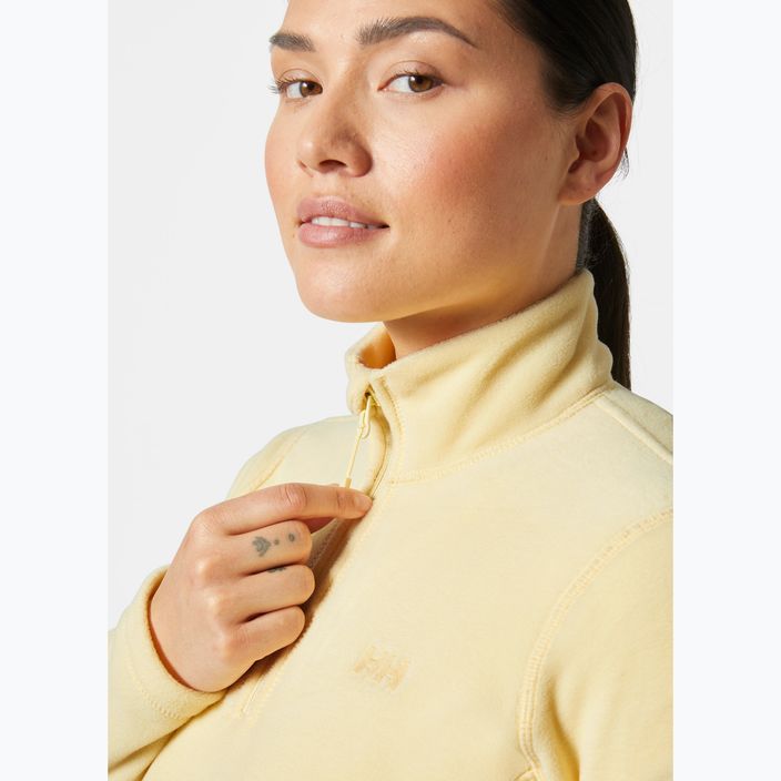 Кофта трекінгова жіноча Helly Hansen Daybreaker 1/2 Zip yellow cream 3