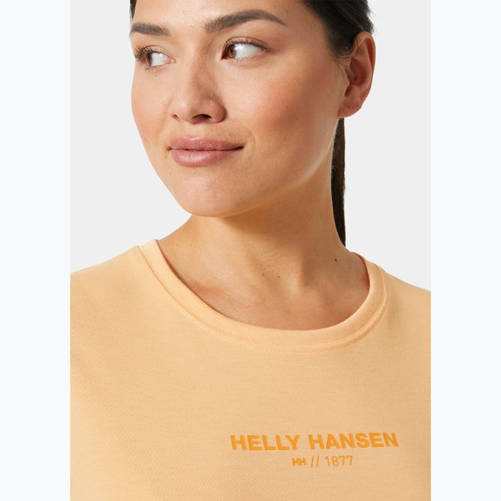 Жіноча футболка Helly Hansen Allure miami персикова 3