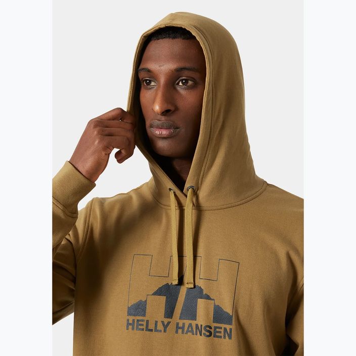 Чоловіче худі Helly Hansen Nord Графічний пуловер з капюшоном рись 3