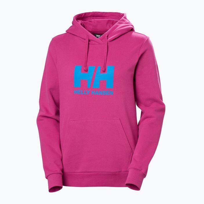 Жіночий світшот Helly Hansen HH Logo Hoodie 2.0 пурпурний 2.0 4