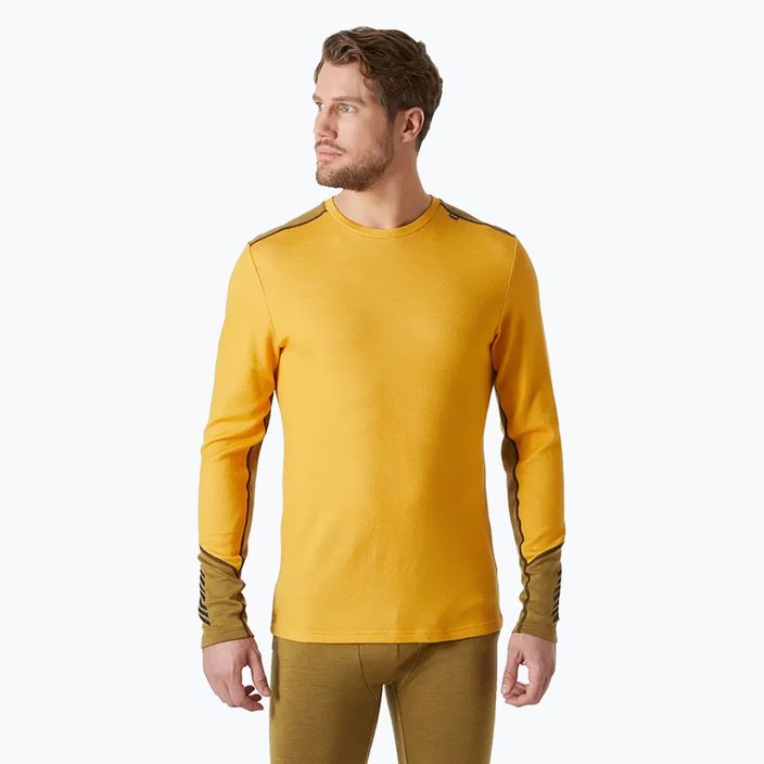 Кофта термічна чоловіча Helly Hansen Lifa Merino Midweight Crew golden glow