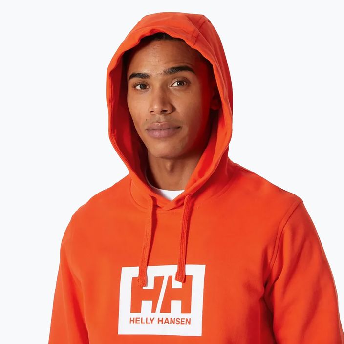 Чоловічий світшот Helly Hansen Hh Box вишневий помідор 3