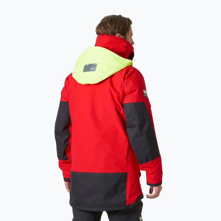 Куртка вітрильна Helly Hansen Arctic Ocean 3in1 Parka alert red 2