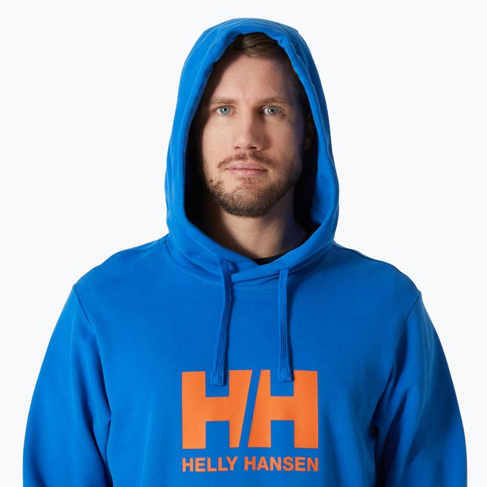 Чоловічий світшот Helly Hansen HH Logo Hoodie 2.0 кобальт 2.0 3