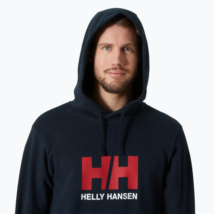 Чоловіче худі Helly Hansen HH Logo Hoodie 2.0 темно-синій 3