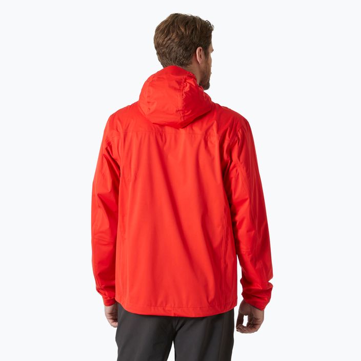 Куртка-дощовик чоловіча Helly Hansen Momentum 3L Stretch alert red 2