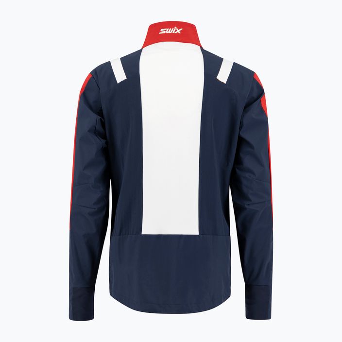 Куртка для бігових лиж чоловіча Swix Infinity синьо-червона 15241-75101 5