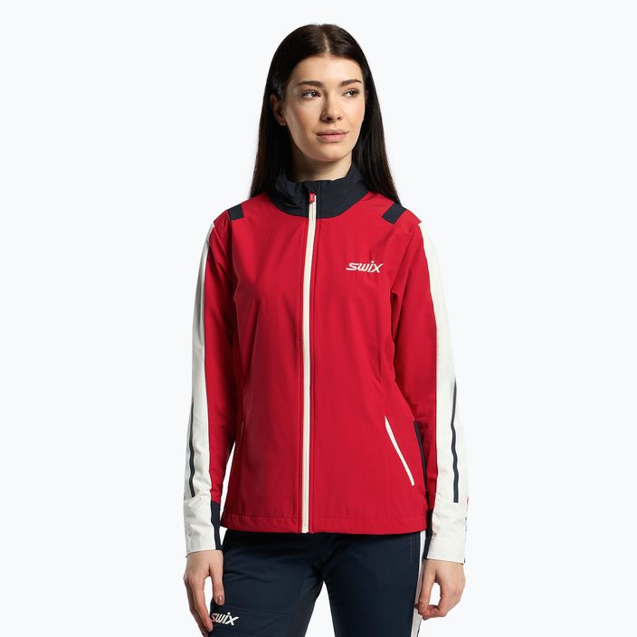 Куртка для бігових лиж жіноча Swix Infinity червона 15246-99990