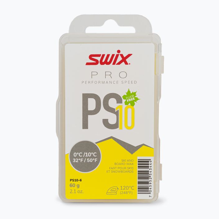 Мастило для лиж Swix Ps10 Yellow 0°C/+10°C PS10-6