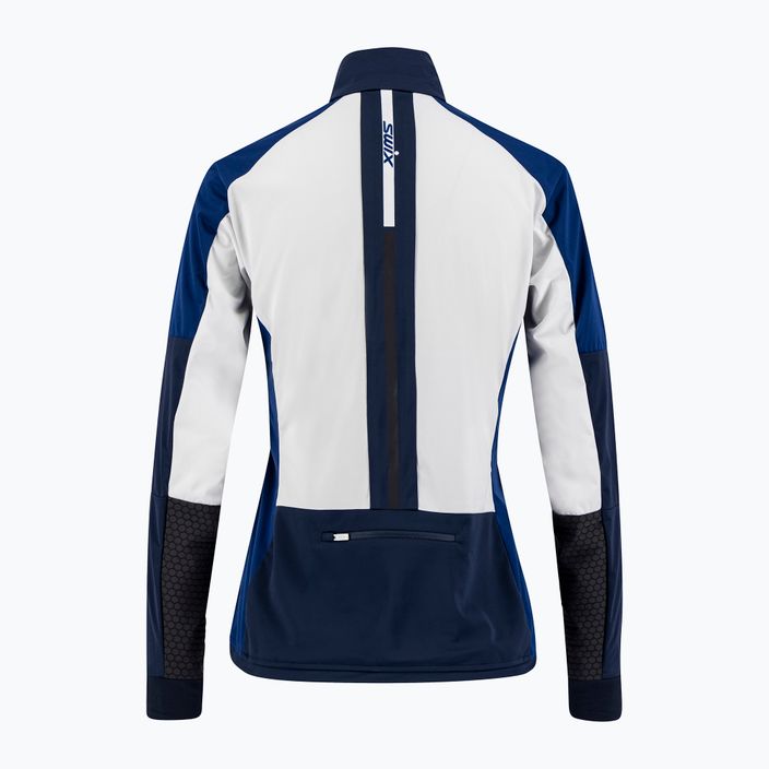 Куртка для бігових лиж жіноча Swix Dynamic біло-блакитна 12591-99990 8