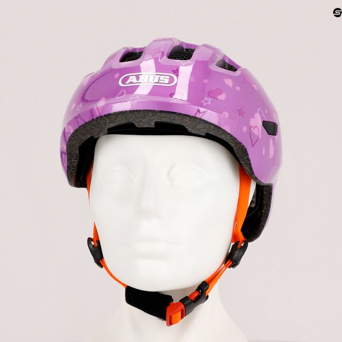 Шолом велосипедний дитячий ABUS Smiley 3.0 фіолетовий 67259 9