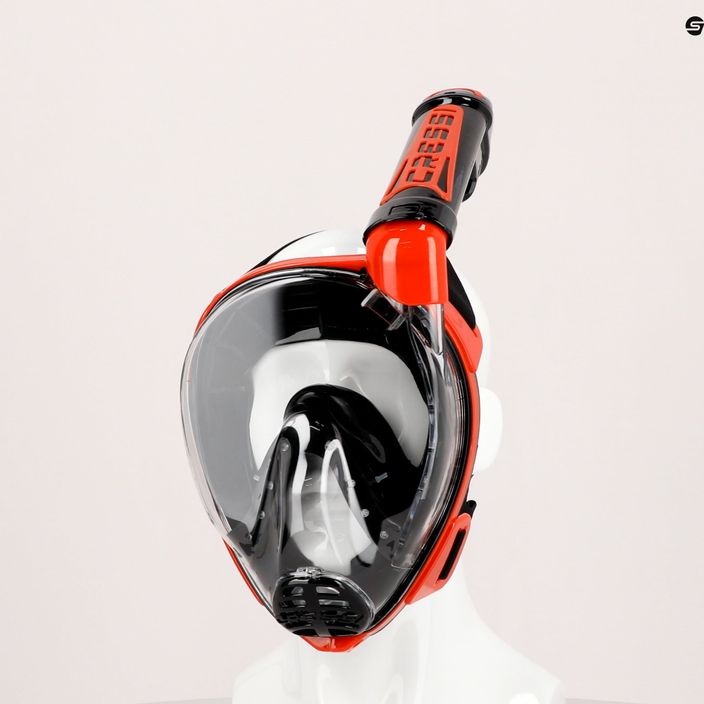 Повнолицева маска для снорклінгу Cressi Duke Dry Full Face black/red 5