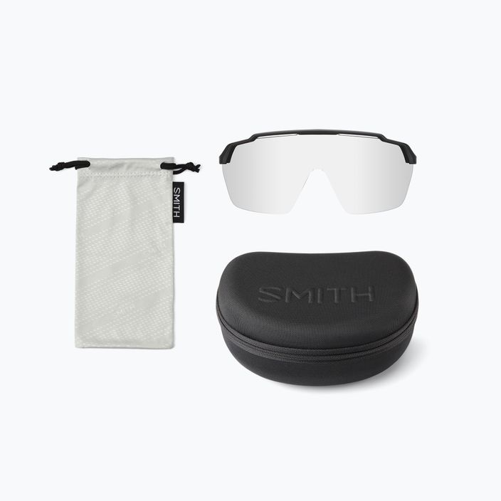 Сонцезахисні окуляри Smith Shift XL MAG чорні/фотохромні від прозорого до сірого 4