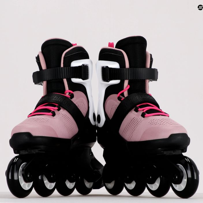 Роликові ковзани дитячі Rollerblade Microblade рожево-білі 07221900 T93 11