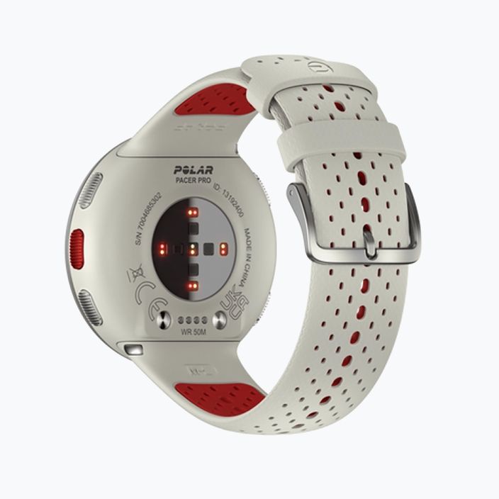Годинник Polar Pacer PRO біло-червоний 3