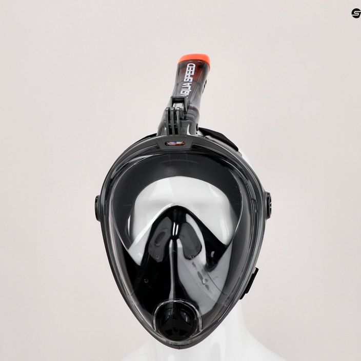 Повнолицева маска для снорклінгу AQUA-SPEED Spectra 2.0 чорна 7