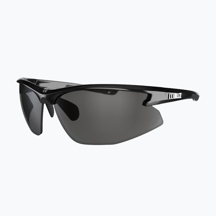 Велосипедні окуляри Bliz Motion + S3 блискучий металік чорний / димчасто-сріблястий з дзеркальним покриттям 3