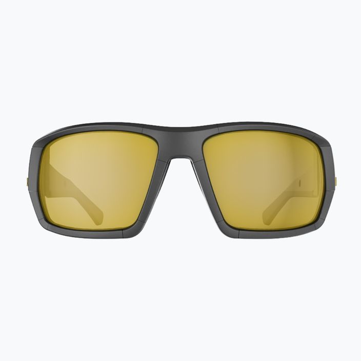 Велосипедні дзеркальні окуляри Bliz Peak S4 матовий чорний/коричневе золото 3