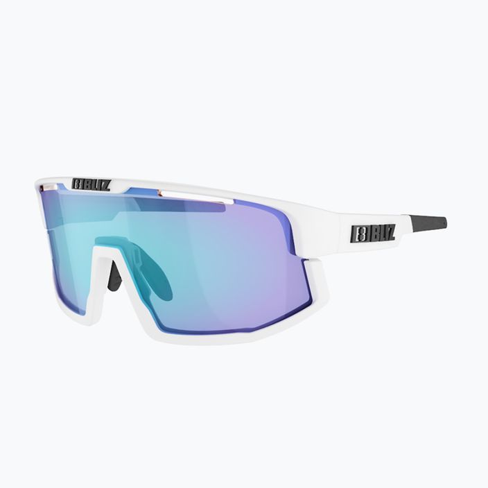 Велосипедні окуляри Bliz Vision S3 матовий білий / димчастий синій 2
