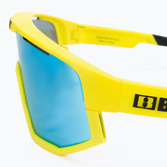 Окуляри велосипедні Bliz Vision matt yellow/smoke blue multi 4