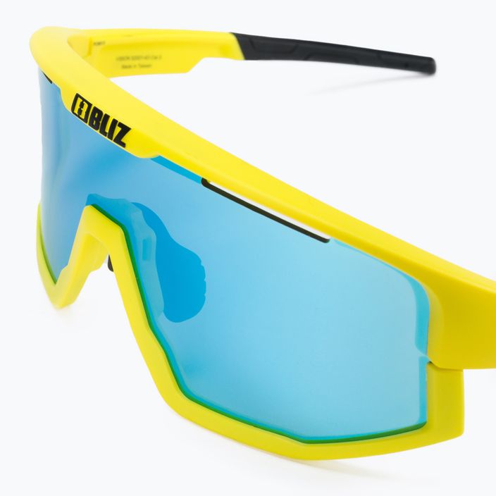Окуляри велосипедні Bliz Vision matt yellow/smoke blue multi 5