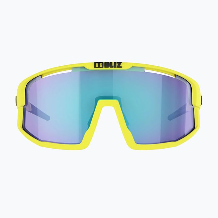 Окуляри велосипедні Bliz Vision matt yellow/smoke blue multi 9