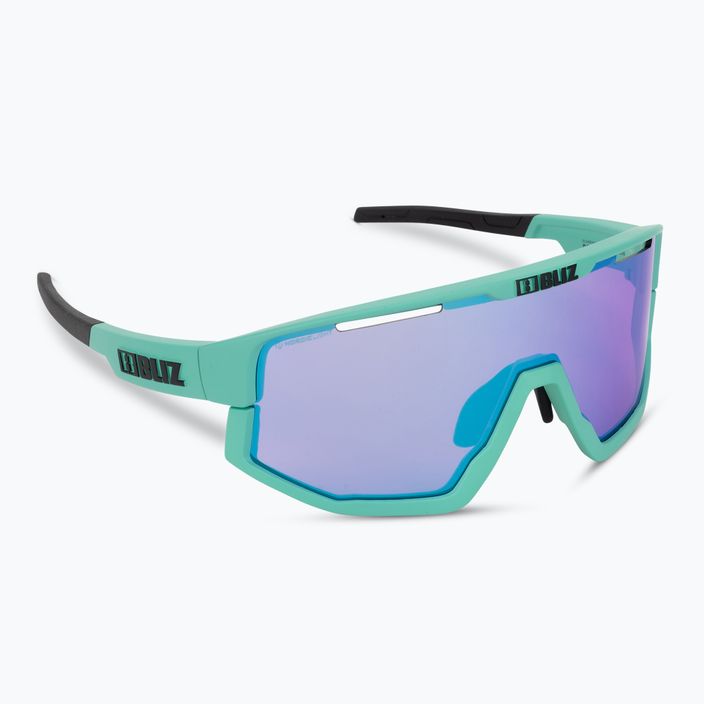 Велосипедні окуляри Bliz Fusion Nano Optics Nordic Light S2 матові бірюзові/бегонія/фіолетово-сині мульти 2