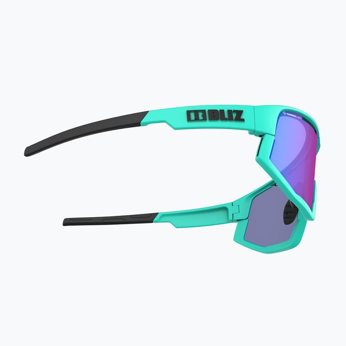 Велосипедні окуляри Bliz Fusion Nano Optics Nordic Light S2 матові бірюзові/бегонія/фіолетово-сині мульти 6