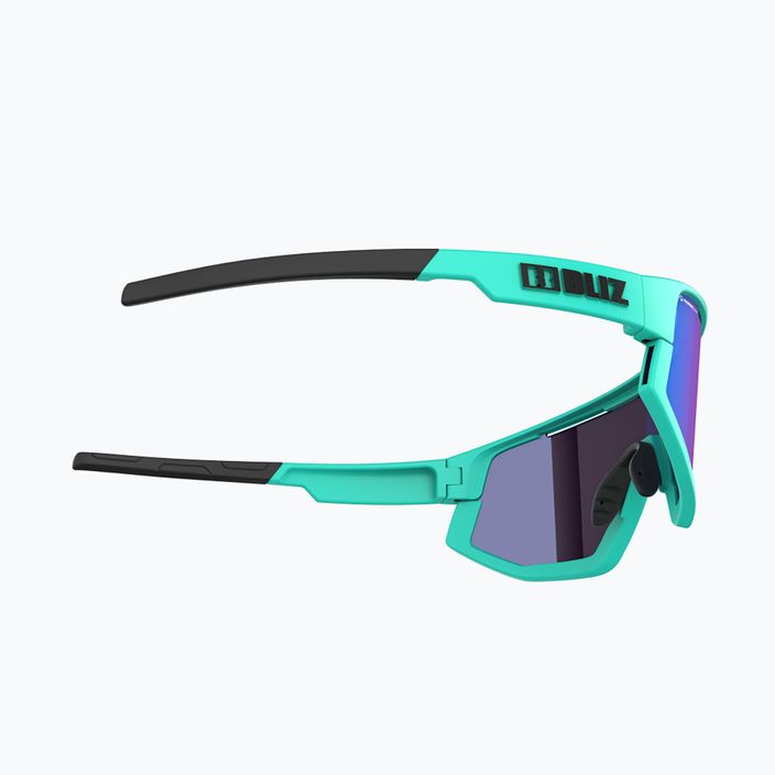 Велосипедні окуляри Bliz Fusion Nano Optics Nordic Light S2 матові бірюзові/бегонія/фіолетово-сині мульти 7